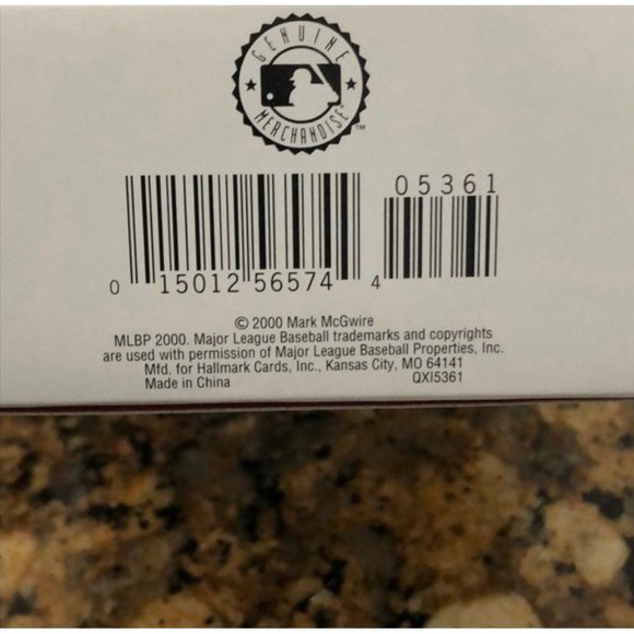 Mark McGwire Hallmark At The Ballpark Series Ornament - Retired 2000 - Picture 3 of 5